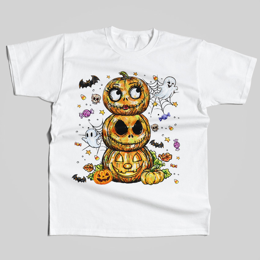 Halloween Calabazas The Nightmare Before Christmas T-Shirt