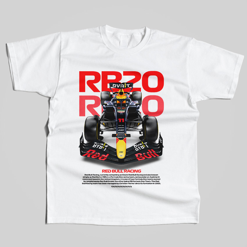 Sergio Pérez Auto RB20 Formula 1 T-Shirt
