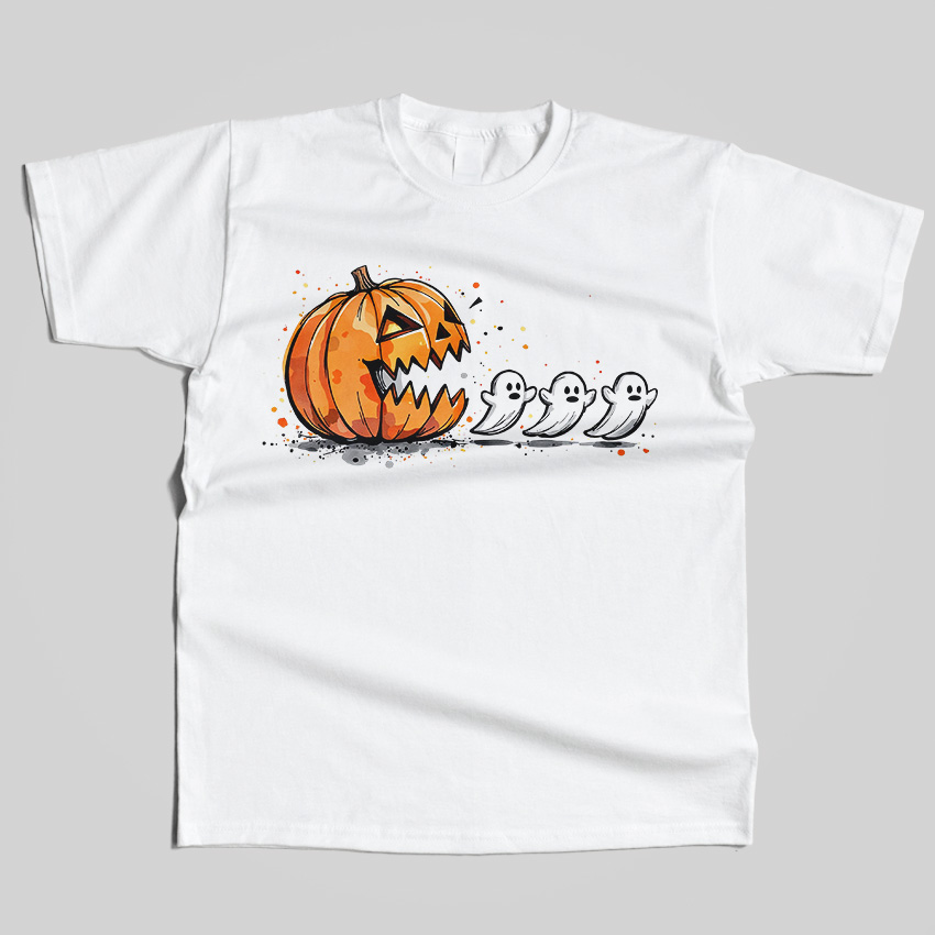 Calabaza y Fantasmas T-Shirt