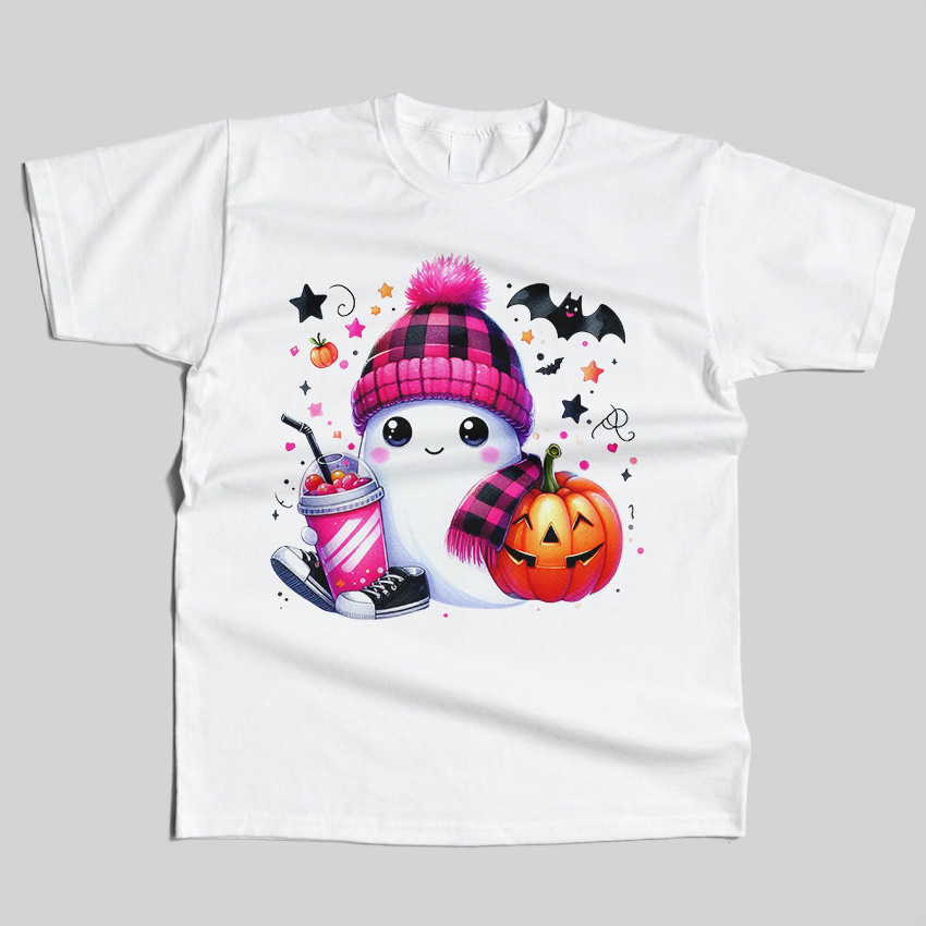 Cute Pink Ghost T-Shirt