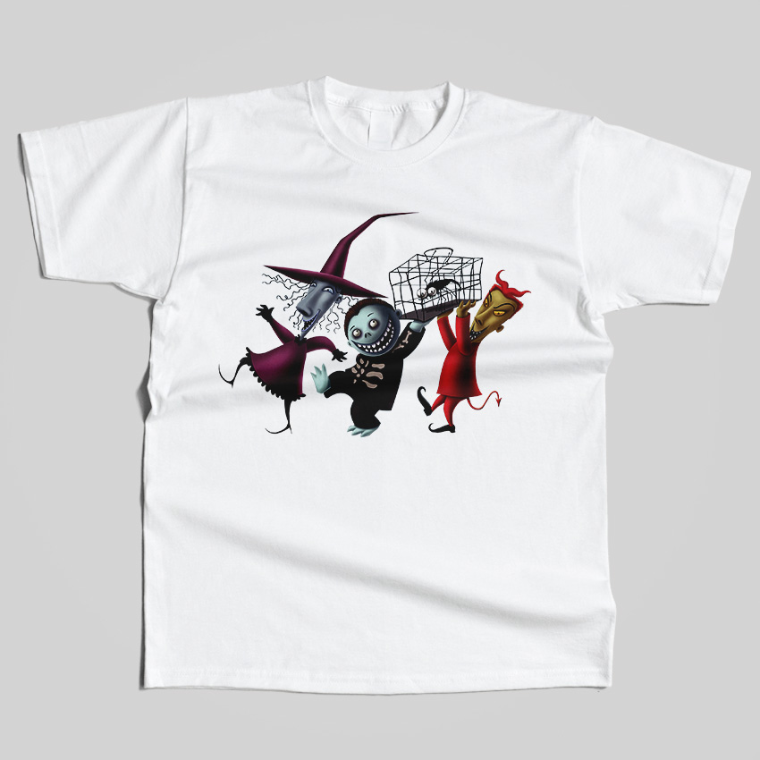 Shock, Lock y Barrel The Nightmare Before Christmas T-Shirt