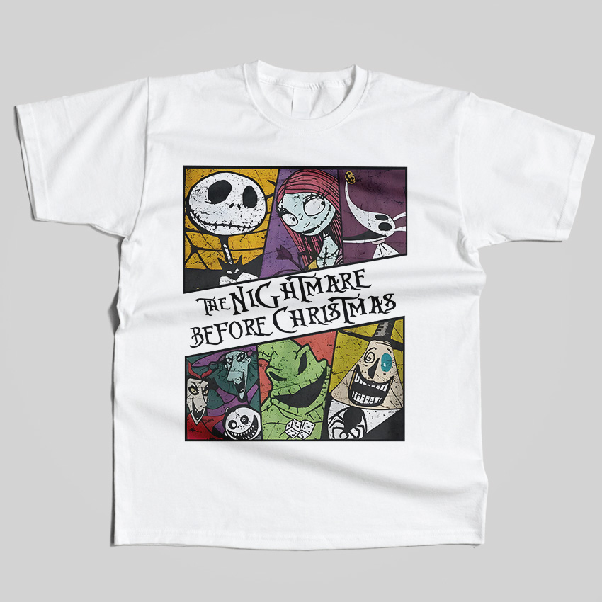 The Nightmare Before Christmas Personajes T-Shirt