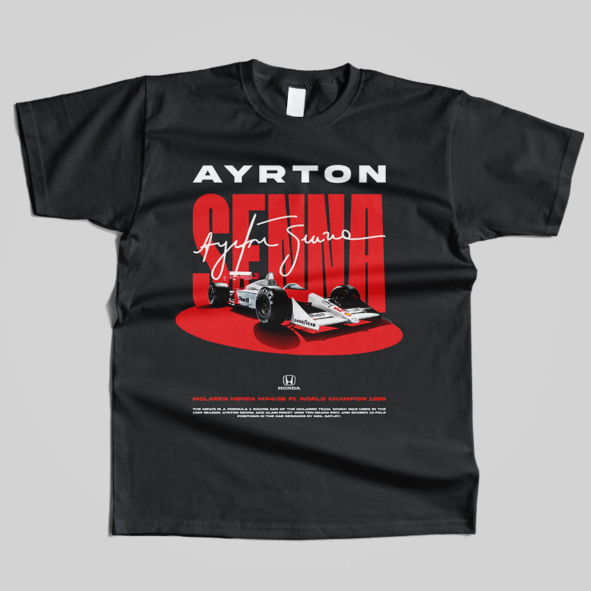 Ayrton Senna Formula 1 T-Shirt
