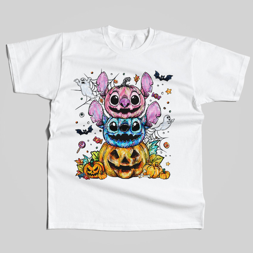 Halloween Calabazas Stitch T-Shirt