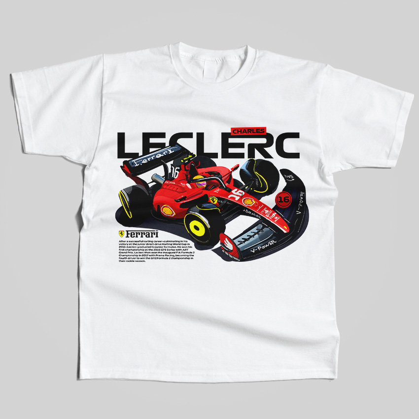 Formula 1 Charles Leclerc Ferrari T-Shirt