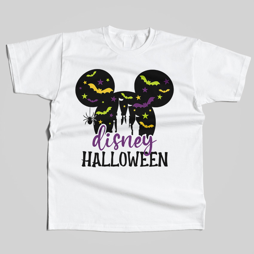 Disney Halloween Silueta Mickey 2 T-Shirt
