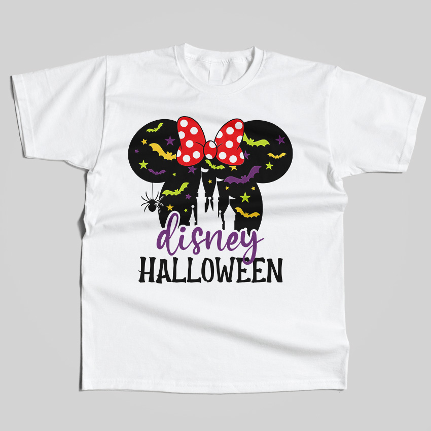 Disney Halloween Silueta Minnie 2 T-Shirt