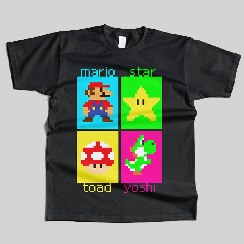 Mario Bros Neon T-Shirt