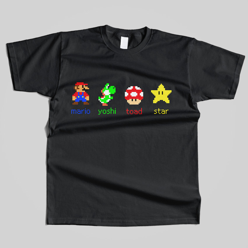 Pixel Mario T-Shirt