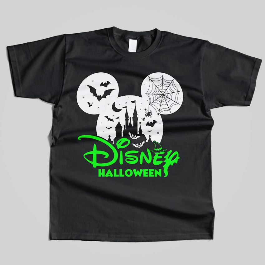 Disney Halloween Silueta Mickey T-Shirt