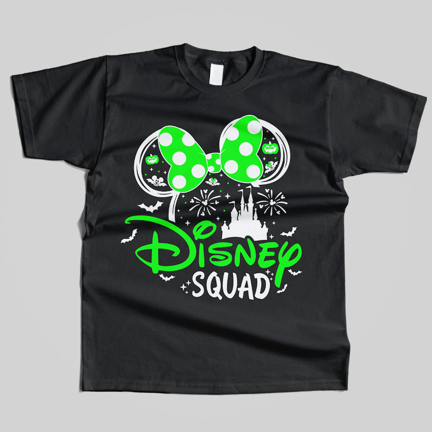 Disney Squad Halloween Silueta Minnie T-Shirt